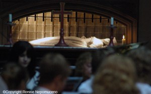 The tombstone of Princess Elizabeth Stuart at the Newport Minster