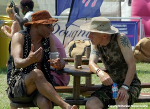 Revellers at WOMAD 2014 by Ronise Nepomuceno