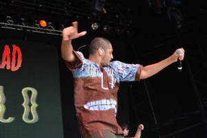 Criolo at WOMAD UK 2015, photo by Dylan Garcia
