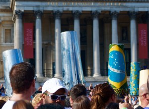 Carnival Bloc in the way to the stage, Trafalgar Square, London, August 08 2015, by Ronise Nepomuceno