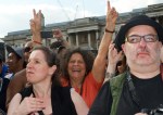 Public enjoying Brasil Day, in Trafalgar Square, London, August 08 2015, by Ronise Nepomuceno