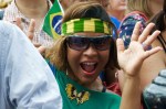 Public enjoying Brasil Day in Trafalgar Square, London, August 08 2015, by Ronise Nepomuceno